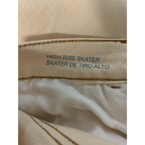 Wild Fable Cream Distressed High Rise Skater Jeans Sz 4 - Picture 9 of 11